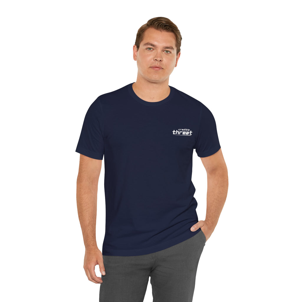 Credible Threat T-shirt, fit