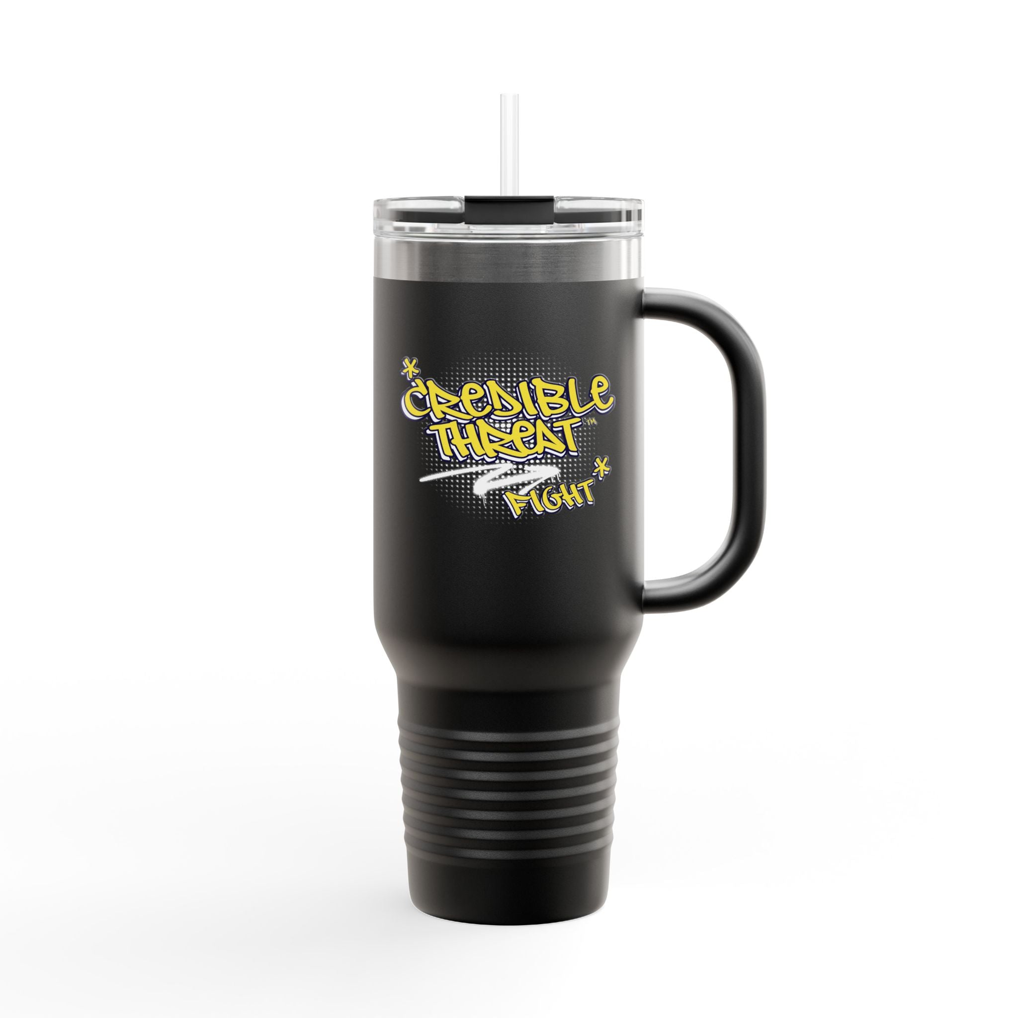 Credible Threat Fight Insulated Travel Mug, 40oz