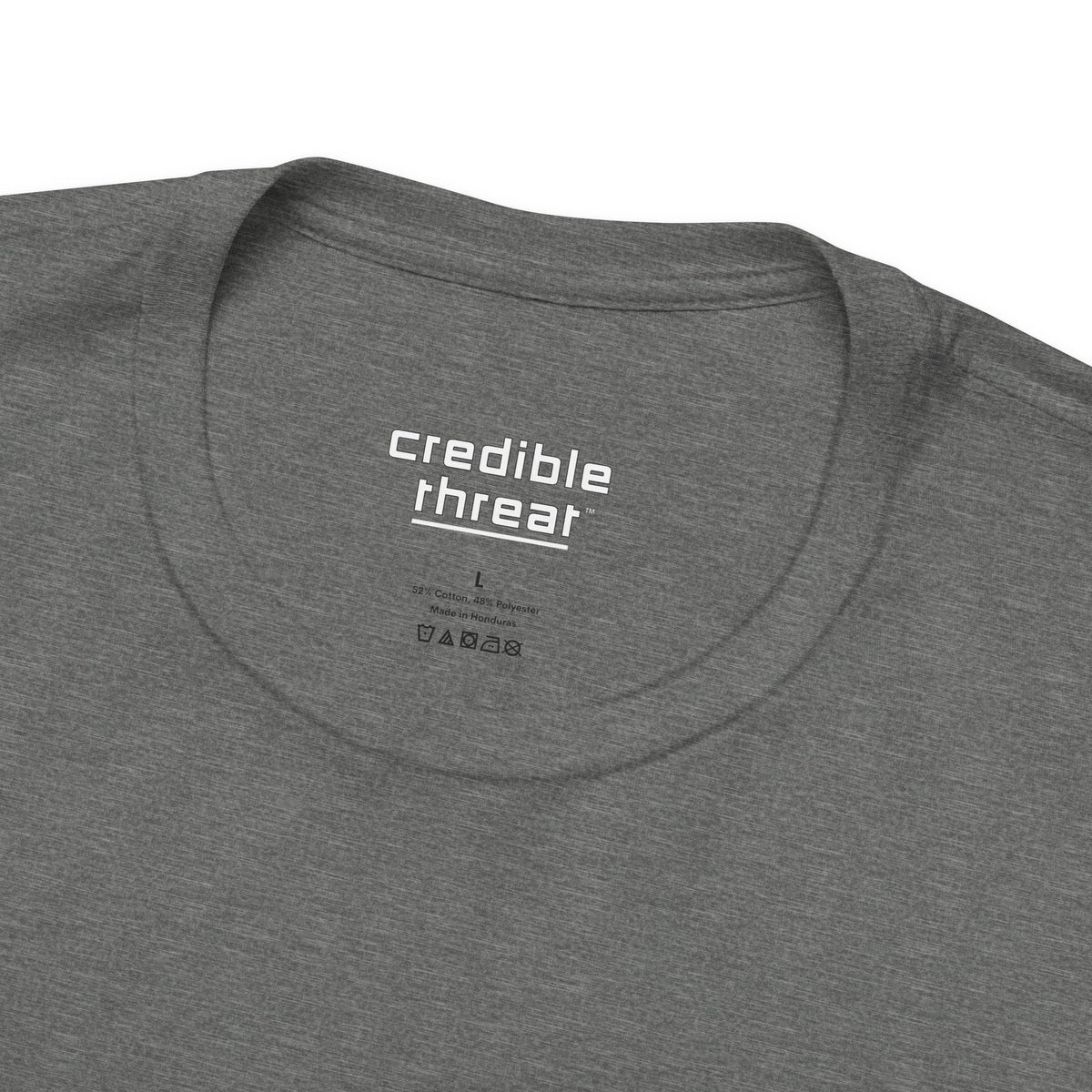 Credible Threat T-shirt, fit