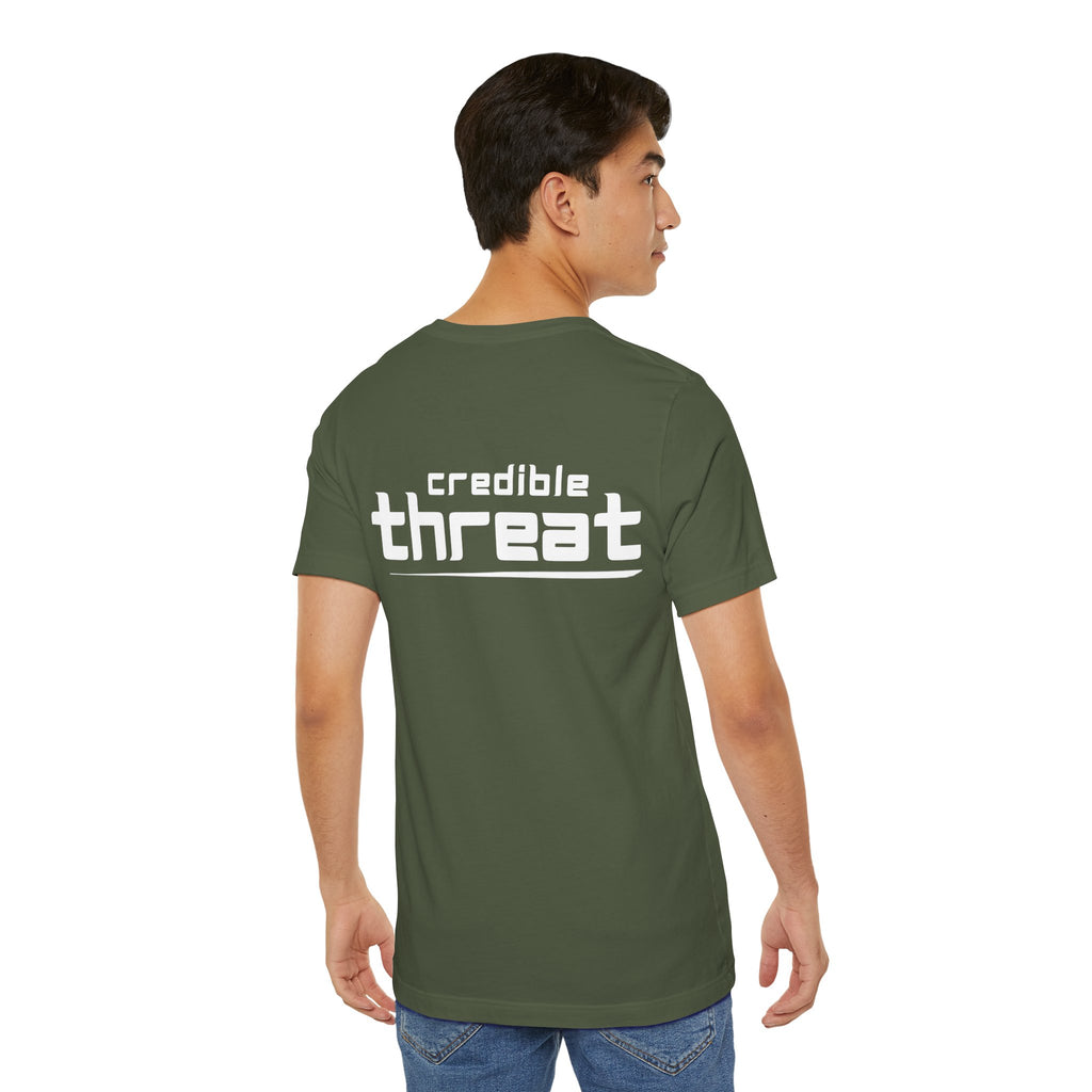 Credible Threat T-shirt, fit